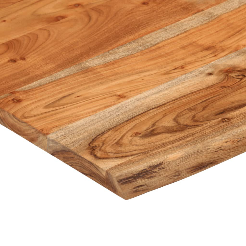 vidaXL Πάγκος Μπάνιου Ορθογώνιος 60x60x3,8 εκ. Μασίφ Ξύλο Οξιάς