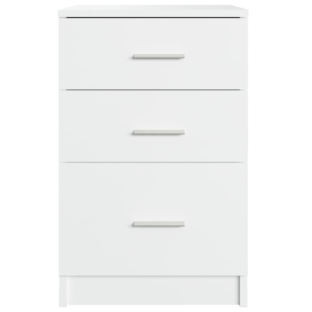 vidaXL Κομοδίνο Λευκό 40 x 40 x 63 εκ. από Επεξεργασμένο Ξύλο