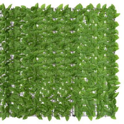vidaXL Διαχωριστικό Βεράντας με Φύλλα Πράσινο 600 x 150 εκ.