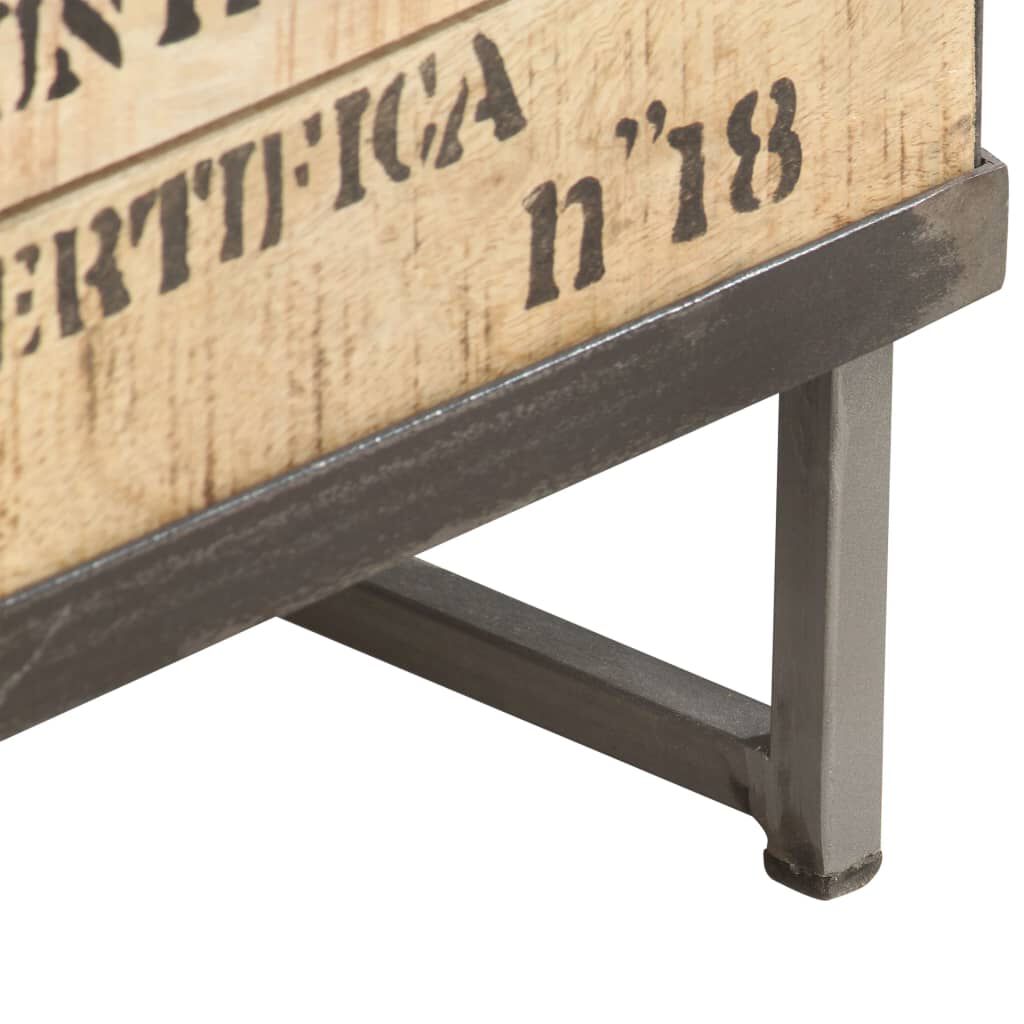 vidaXL Ντουλάπι με Συρτάρια 60 x 30 x 70 εκ. από Μασίφ Ξύλο Μάνγκο