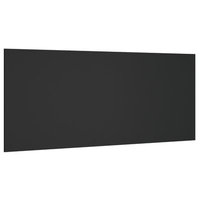 vidaXL Κεφαλάρι Κρεβατιού Μαύρο 200x1,5x80 εκ. από Επεξεργασμένο Ξύλο