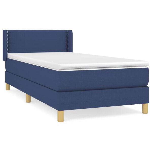 vidaXL &Kappa;&rho;&epsilon;&beta;ά&tau;&iota; Boxspring &mu;&epsilon; &Sigma;&tau;&rho;ώ&mu;&alpha; &Mu;&pi;&lambda;&epsilon; 90x200 &epsilon;&kappa;.&Upsilon;&phi;&alpha;&sigma;&mu;ά&tau;&iota;&nu;&omicron;