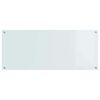 vidaXL Πίσω Πάνελ Κουζίνας Λευκό 120 x 50 x 0.6 εκ. σκληρυμένο γυαλί