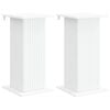 vidaXL &Beta;ά&sigma;&eta; &phi;&upsilon;&tau;ώ&nu; 2 pcs &Lambda;&epsilon;&upsilon;&kappa;ό 30,5 x 30 x 60,5 &epsilon;&kappa; &Epsilon;&pi;&epsilon;&xi;&epsilon;&rho;&gamma;&alpha;&sigma;&mu;έ&nu;&omicron; &Xi;ύ&lambda;&omicron;