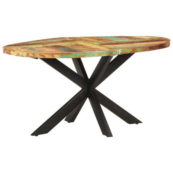 vidaXL Τραπεζαρία 160 x 90 x 75 εκ. από Μασίφ Ανακυκλωμένο Ξύλο