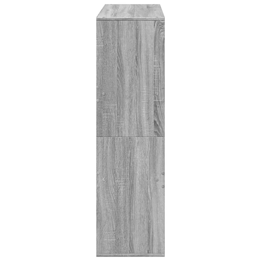 vidaXL Βιβλιοθήκη/Διαχωριστικό Χώρου Γκρι 100x33x115 εκ. Επεξ. Ξύλο