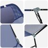 vidaXL Πτυσσόμενη ξαπλώστρα Ναυτικό μπλε 182 x 55 x 85.5 εκ. Textilene