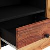 vidaXL Έπιπλο Τηλεόρασης 105x33,5x46 εκ Μασίφ Ξύλο Ακακίας & Επ. Ξύλο