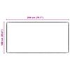 vidaXL &Delta;&epsilon;&rho;&mu;ά&tau;&iota;&nu;&omicron; &Chi;&alpha;&lambda;ί &Sigma;&kappa;&omicron;ύ&rho;&omicron; &Gamma;&kappa;&rho;&iota; 100 x 200 cm 100% &Pi;&omicron;&lambda;&upsilon;&pi;&rho;&omicron;&pi;&upsilon;&lambda;έ&nu;&iota;&omicron;