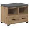 vidaXL &Pi;ά&gamma;&kappa;&omicron;&sigmaf; &Pi;&alpha;&pi;&omicron;&upsilon;&tau;&sigma;&iota;ώ&nu; &mu;&epsilon; &Mu;&alpha;&xi;&iota;&lambda;ά&rho;&iota; Artisan &Delta;&rho;&upsilon;&sigmaf; 60 x 38 x 46 &epsilon;&kappa;