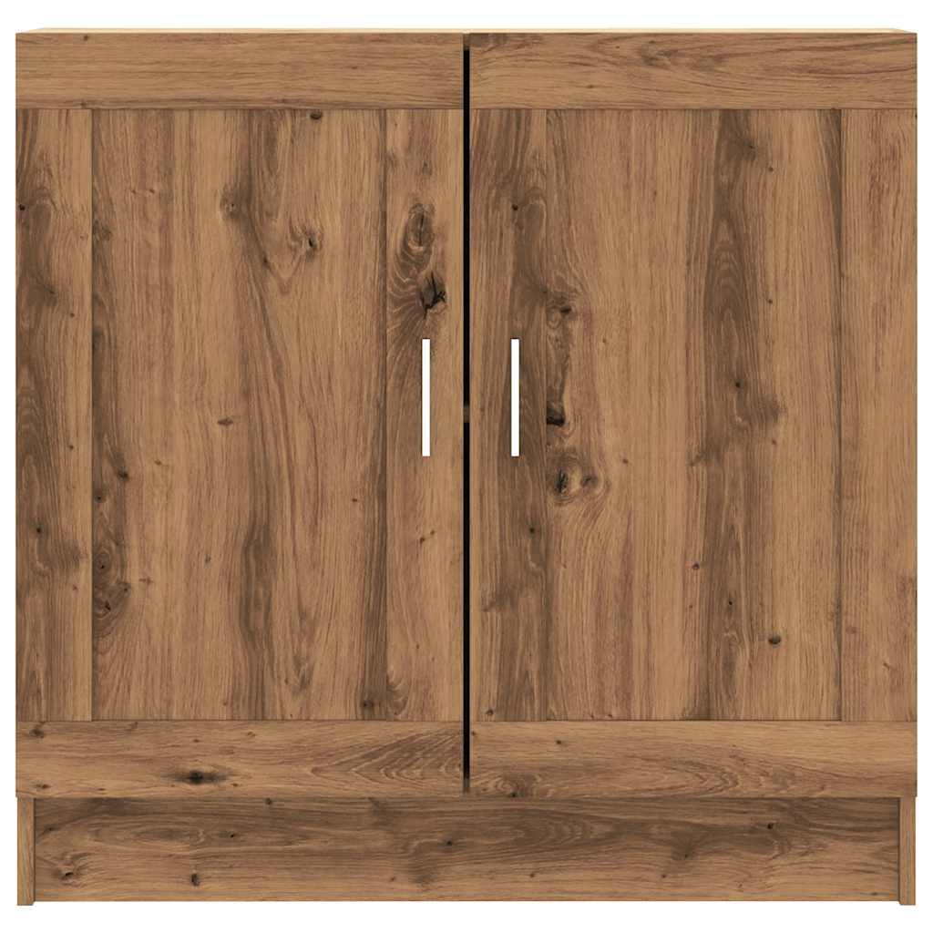 vidaXL Βιβλιοθήκη Artisan Δρυς 82,5x30,5x80 εκ. Επεξεργασμένο Ξύλο