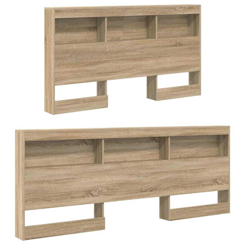 vidaXL Κεφαλάρι Αποθήκης με ράφι Sonoma Δρυς 150 cm Επεξεργασμένο ξύλο
