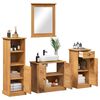 vidaXL Σετ Επίπλων Μπάνιου VIGO 4 pcs καφέ μελί 37 x 34 x 110 εκ