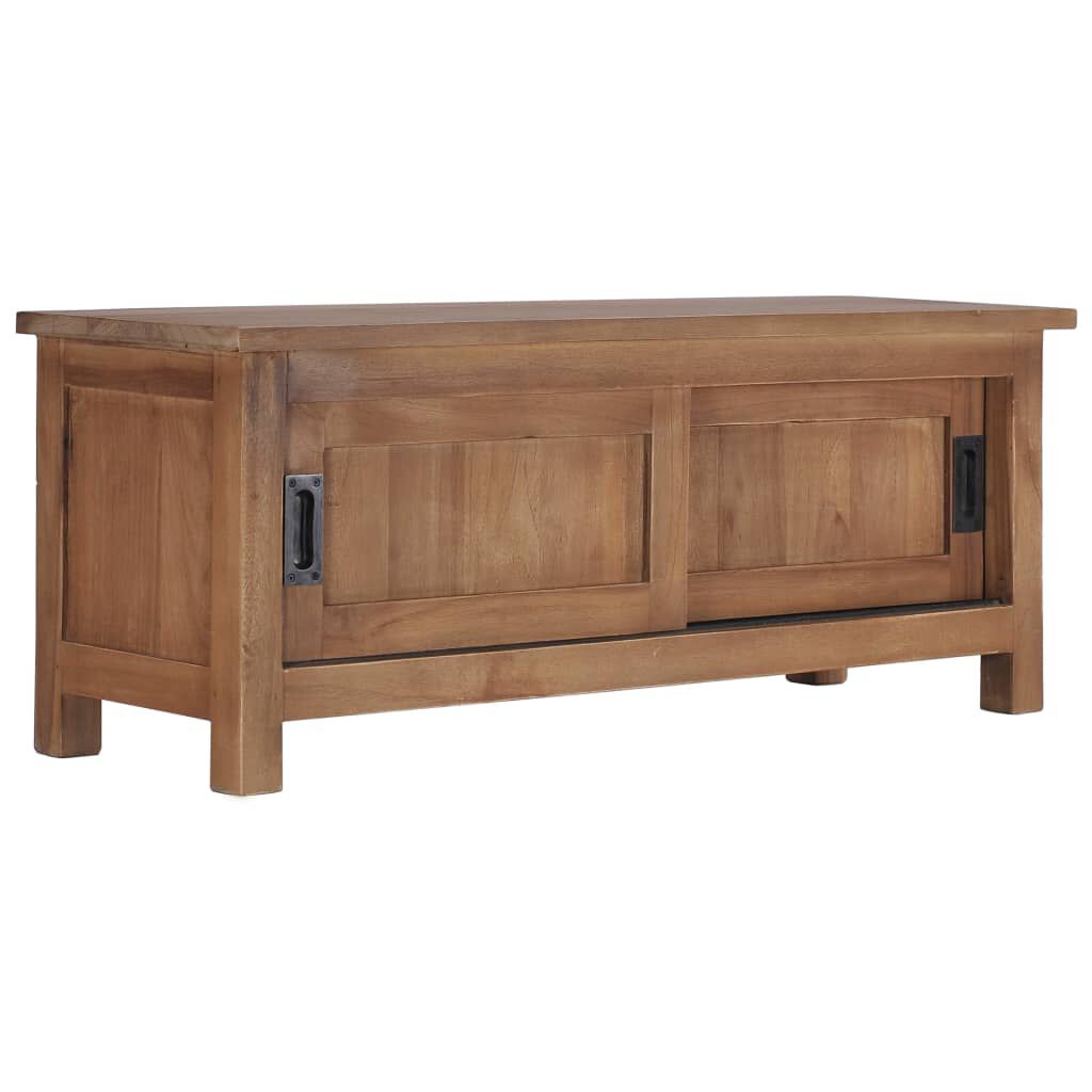 vidaXL Έπιπλο Τηλεόρασης 90 x 30 x 35 εκ. από Μασίφ Ξύλο Teak