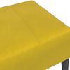 vidaXL Σκαμπό/Υποπόδιο Κίτρινο 77x55x31 εκ. Βελούδινο