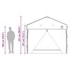 vidaXL Σκηνή Canopy Pop-up Πορτοκαλί 300 x 300 cm ύφασμα