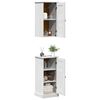 vidaXL Σετ Επίπλων Μπάνιου VIGO 2 pcs Λευκό αντικέ 37 x 34 x 80 εκ