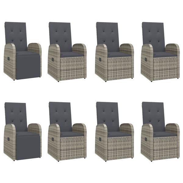 vidaXL &Sigma;&epsilon;&tau; &Tau;&rho;&alpha;&pi;&epsilon;&zeta;&alpha;&rho;ί&alpha;&sigmaf; &Kappa;ή&pi;&omicron;&upsilon; 9 &tau;&epsilon;&mu;. &Gamma;&kappa;&rho;&iota; &Sigma;&upsilon;&nu;&theta;. &Rho;&alpha;&tau;ά&nu; &mu;&epsilon; &Mu;&alpha;&xi;&iota;&lambda;ά&rho;&iota;&alpha;