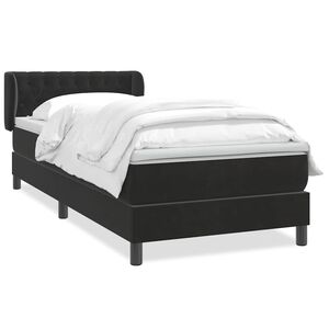 vidaXL &Kappa;&rho;&epsilon;&beta;ά&tau;&iota; Boxspring &mu;&epsilon; &Sigma;&tau;&rho;ώ&mu;&alpha; &Mu;&alpha;ύ&rho;&omicron; 80x220 &epsilon;&kappa;. &Beta;&epsilon;&lambda;&omicron;ύ&delta;&iota;&nu;&omicron;