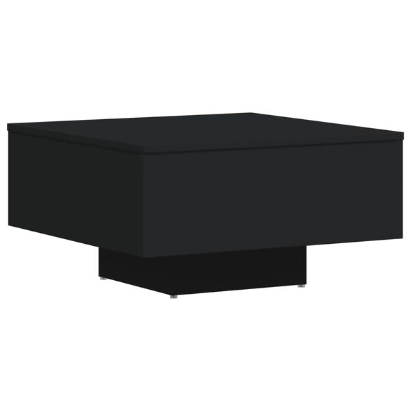 vidaXL Τραπεζάκι Σαλονιού Μαύρο 60 x 60 x 31,5 εκ. Επεξ. Ξύλο