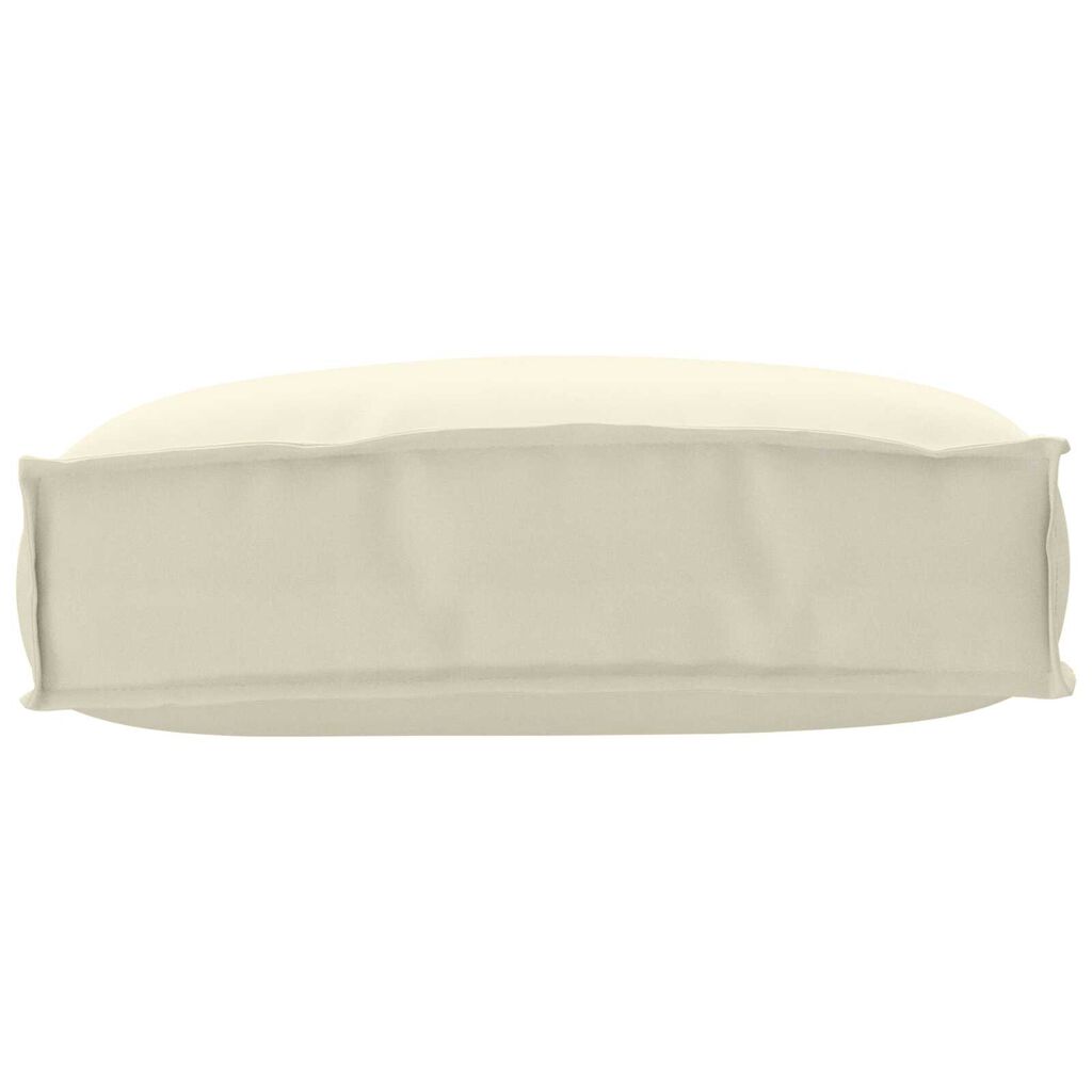 vidaXL Μαξιλάρι Παλέτας για Πλάτη Κρεμ 50x40x12 cm από ύφασμα Oxford