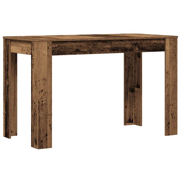 vidaXL Τραπεζαρία Παλιό Ξύλο 120 x 60 x 76 εκ. από Μοριοσανίδα