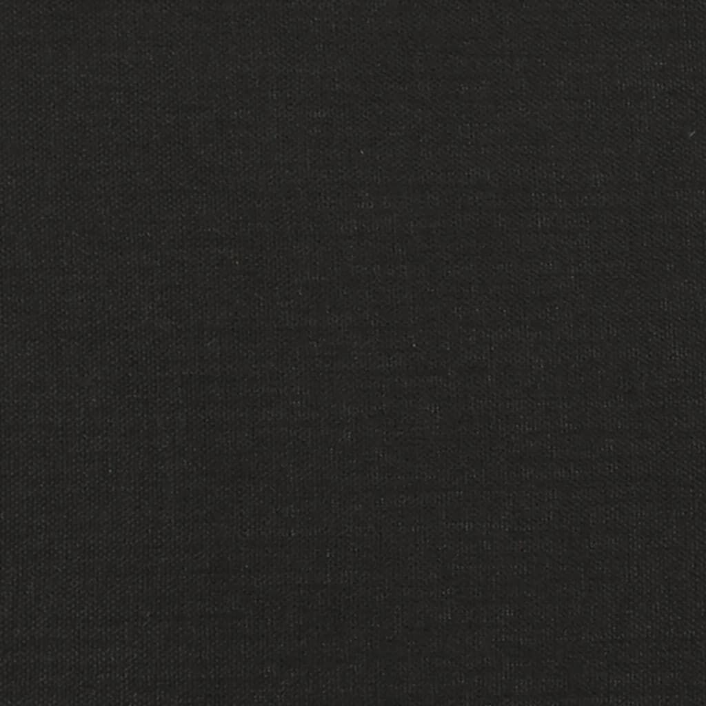 vidaXL Υποπόδιο Μαύρο 45 x 29,5 x 35 εκ. Υφασμάτινο