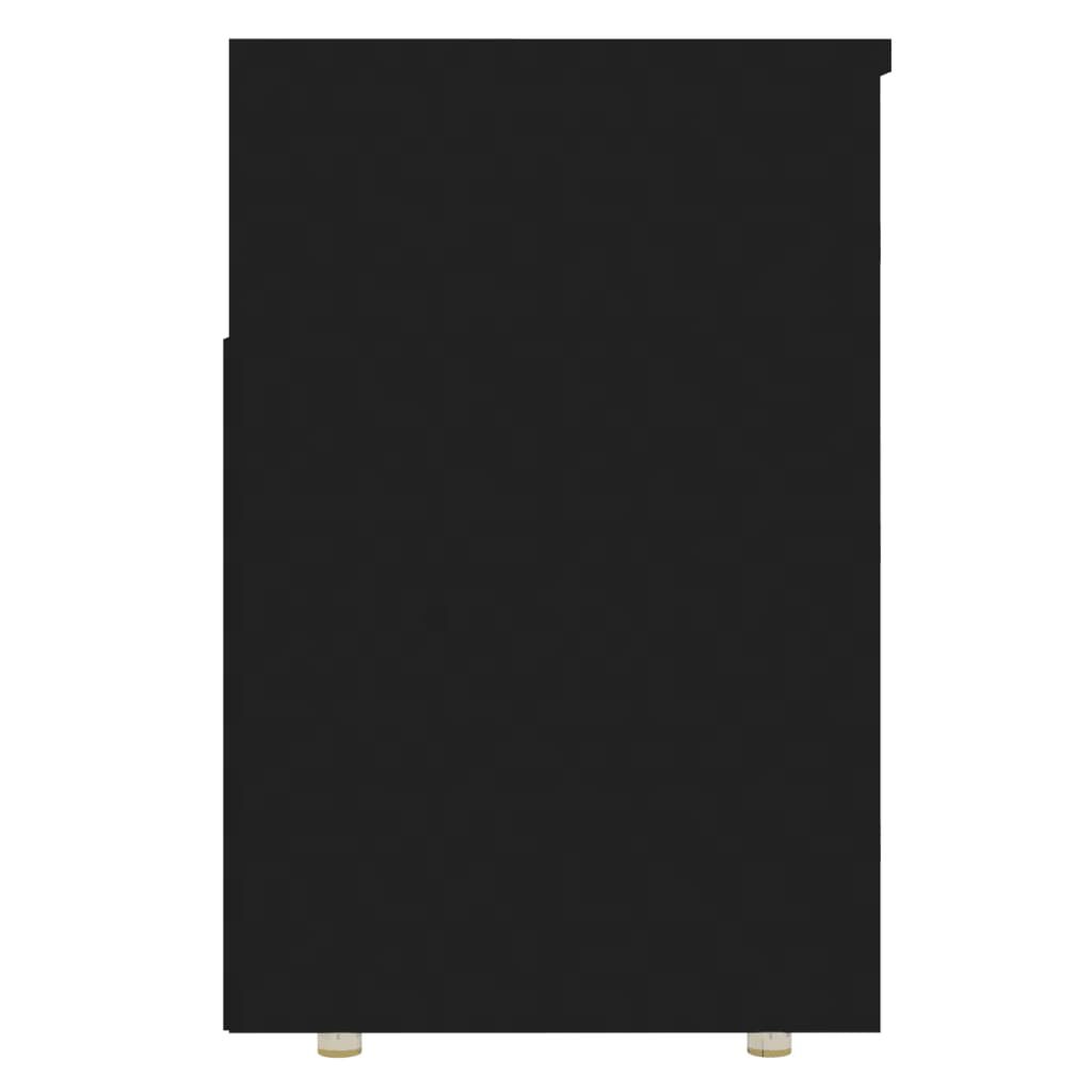 vidaXL Παπουτσοθήκη Μαύρη 105 x 30 x 45 εκ. από Επεξ. Ξύλο