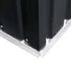 vidaXL Αποθήκη Κήπου Ανθρακί 257 x 205 x 178 εκ. Ατσάλινη
