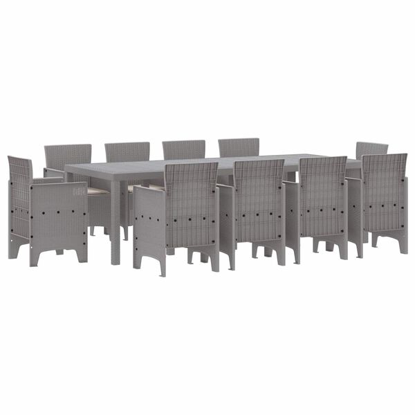 vidaXL &Sigma;έ&tau; &phi;&alpha;&gamma;&eta;&tau;&omicron;ύ &gamma;&iota;&alpha; &kappa;ή&pi;&omicron; 11 pcs &Alpha;&nu;&omicron;&iota;&chi;&tau;ό &gamma;&kappa;&rho;&iota; &Pi;&omicron;&lambda;&upsilon;&pi;&rho;&omicron;&pi;&upsilon;&lambda;έ&nu;&iota;&omicron;