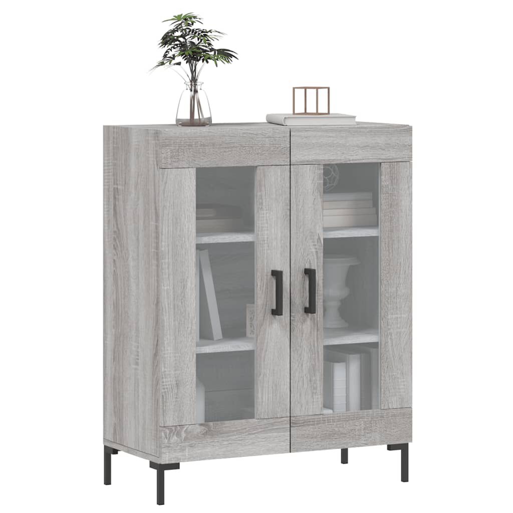 vidaXL Ντουλάπι Γκρι Sonoma 69,5 x 34 x 90 εκ. από Επεξεργασμένο Ξύλο