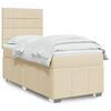 vidaXL &Kappa;&rho;&epsilon;&beta;ά&tau;&iota; Boxspring &mu;&epsilon; &Sigma;&tau;&rho;ώ&mu;&alpha; &Kappa;&rho;&epsilon;&mu; 80 x 200 &epsilon;&kappa;. &Upsilon;&phi;&alpha;&sigma;&mu;ά&tau;&iota;&nu;&omicron;