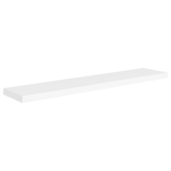 vidaXL Ράφια Τοίχου 4 τεμ. Άσπρα 120x23,5x3,8 εκ. MDF