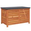 vidaXL Μπαούλο Αποθήκευσης Κήπου 90x48x55εκ. από Μασίφ Ξύλο Ευκαλύπτου