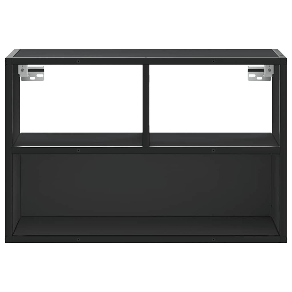 vidaXL Έπιπλο Τηλεόρασης Μαύρο 60x31x39,5 εκ. Επεξεργ. Ξύλο / Μέταλλο