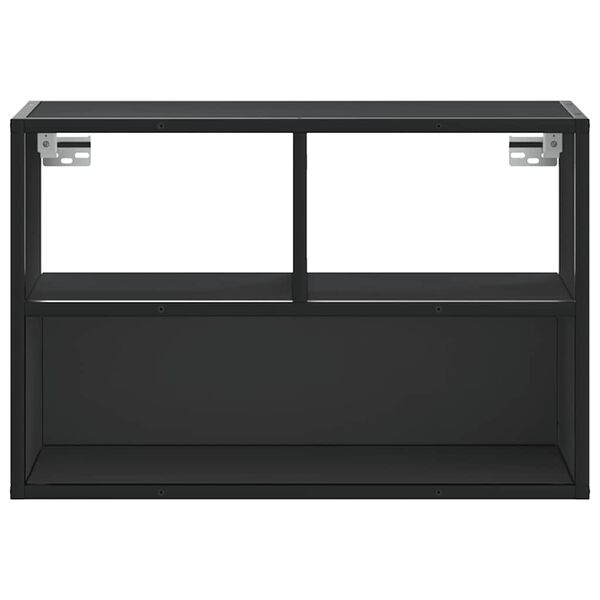 vidaXL Έπιπλο Τηλεόρασης Μαύρο 60x31x39,5 εκ. Επεξεργ. Ξύλο / Μέταλλο