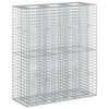 vidaXL &Alpha;&nu;&alpha;&sigma;&eta;&kappa;&omega;&mu;έ&nu;&omicron; &kappa;&rho;&epsilon;&beta;ά&tau;&iota; gabion 2 pcs &Alpha;&sigma;&eta;&mu;ί 130 x 50 x 150 &epsilon;&kappa;