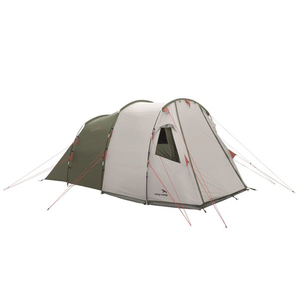 Easy Camp Σκηνή Τούνελ 4 Ατόμων Huntsville 400 Πράσινη και Κρεμ