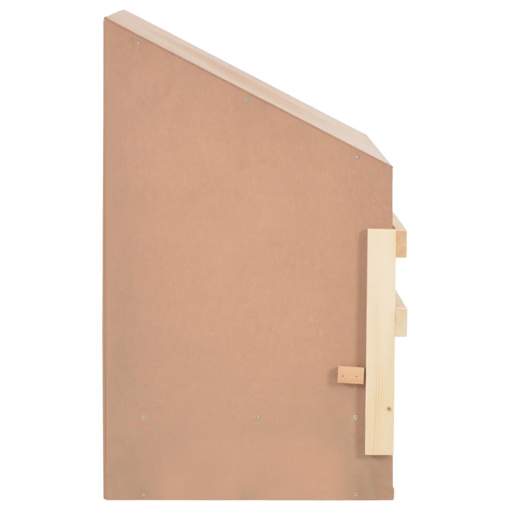 vidaXL Φωλιά για Κότες με 3 Θέσεις 93x40x65 εκ. από Μασίφ Ξύλο Πεύκου