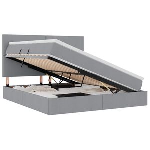 vidaXL &Kappa;&rho;&epsilon;&beta;ά&tau;&iota; &mu;&epsilon; &alpha;&pi;&omicron;&theta;&eta;&kappa;&epsilon;&upsilon;&tau;&iota;&kappa;ό &chi;ώ&rho;&omicron; &kappa;&alpha;&iota; LED &Alpha;&nu;&omicron;&iota;&chi;&tau;ό &gamma;&kappa;&rho;&iota; 160 x 200 cm