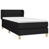 vidaXL &Kappa;&rho;&epsilon;&beta;ά&tau;&iota; Boxspring &mu;&epsilon; &Sigma;&tau;&rho;ώ&mu;&alpha; &Mu;&alpha;ύ&rho;&omicron; 80 x 200 &epsilon;&kappa;. &Upsilon;&phi;&alpha;&sigma;&mu;ά&tau;&iota;&nu;&omicron;