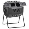 vidaXL Κάδος Κομποστοποίησης Κήπου Μαύρος 73 x 64 x 95 εκ. 160 Λίτρων