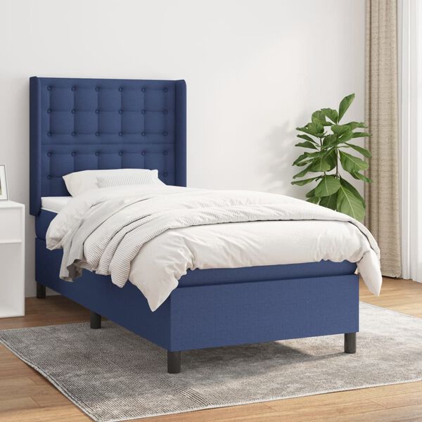 vidaXL &Kappa;&rho;&epsilon;&beta;ά&tau;&iota; Boxspring &mu;&epsilon; &Sigma;&tau;&rho;ώ&mu;&alpha; &Mu;&pi;&lambda;&epsilon; 80x200 &epsilon;&kappa;. &Upsilon;&phi;&alpha;&sigma;&mu;ά&tau;&iota;&nu;&omicron;