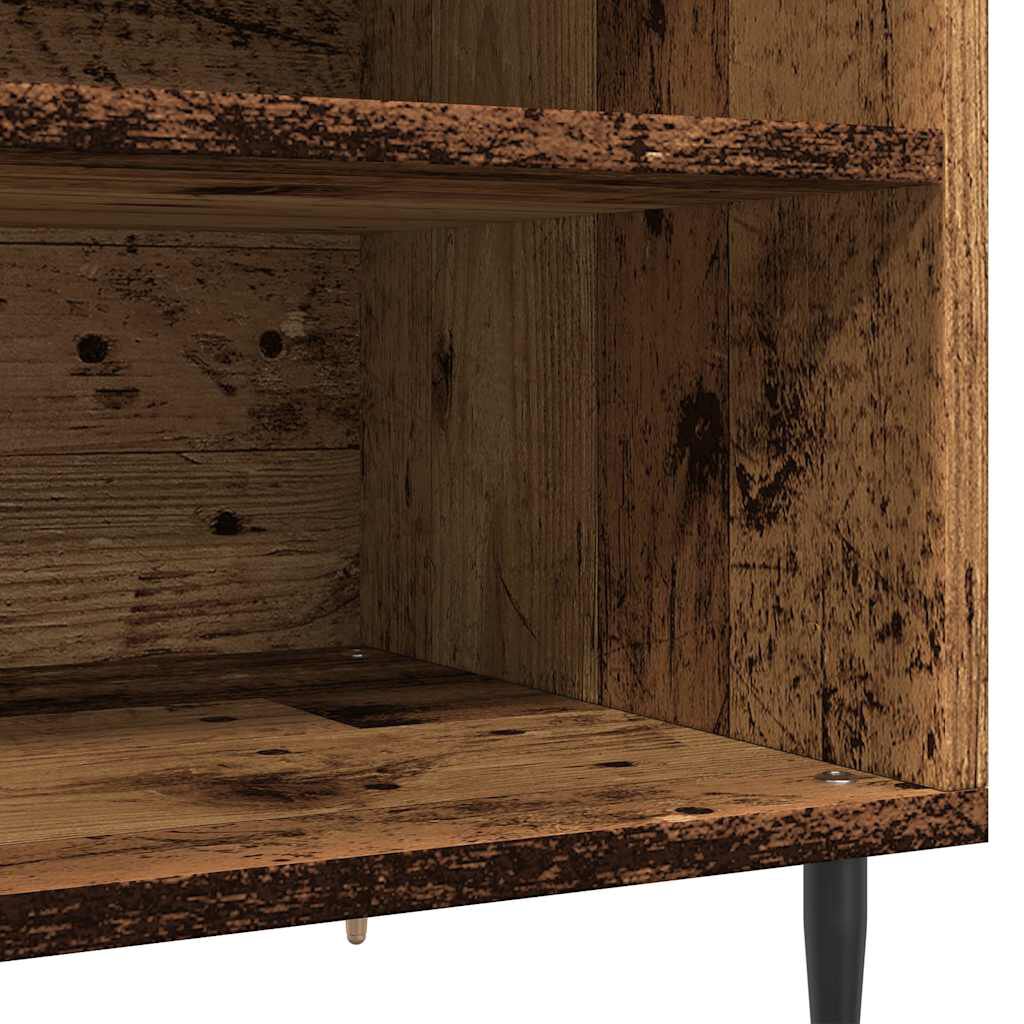 vidaXL Δισκοθήκη Παλιό Ξύλο 84,5 x 38 x 48 εκ. από Επεξεργασμένο Ξύλο