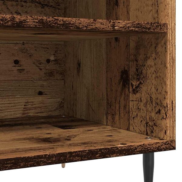 vidaXL Δισκοθήκη Παλιό Ξύλο 84,5 x 38 x 48 εκ. από Επεξεργασμένο Ξύλο