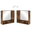vidaXL Σετ Επίπλων Μπάνιου 5 pcs Καπνιστή δρυς 61 x 35 x 64 εκ.