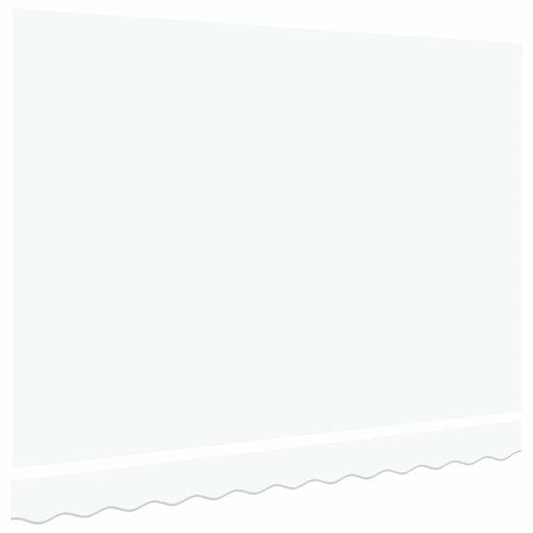 vidaXL Ύφασμα αντικατάστασης τέντας Λευκό 300 x 250 εκ Καραβόπανο