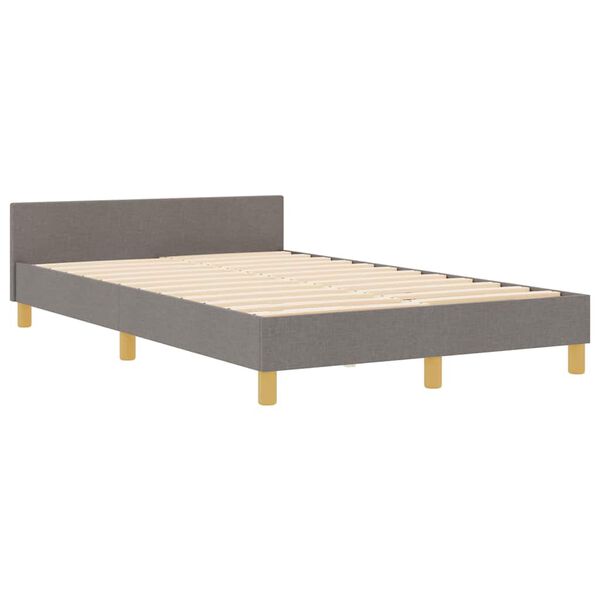 vidaXL &Sigma;&kappa;&epsilon;&lambda;&epsilon;&tau;ό&sigmaf; &Kappa;&rho;&epsilon;&beta;&alpha;&tau;&iota;&omicron;ύ &mu;&epsilon; &kappa;&epsilon;&phi;&alpha;&lambda;ά&rho;&iota; Taupe 120 x 200 cm ύ&phi;&alpha;&sigma;&mu;&alpha;
