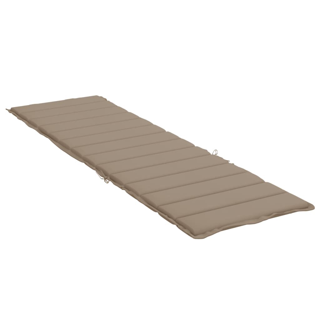 vidaXL Μαξιλάρι Ξαπλώστρας Taupe 200 x 70 x 3εκ. από Ύφασμα Oxford