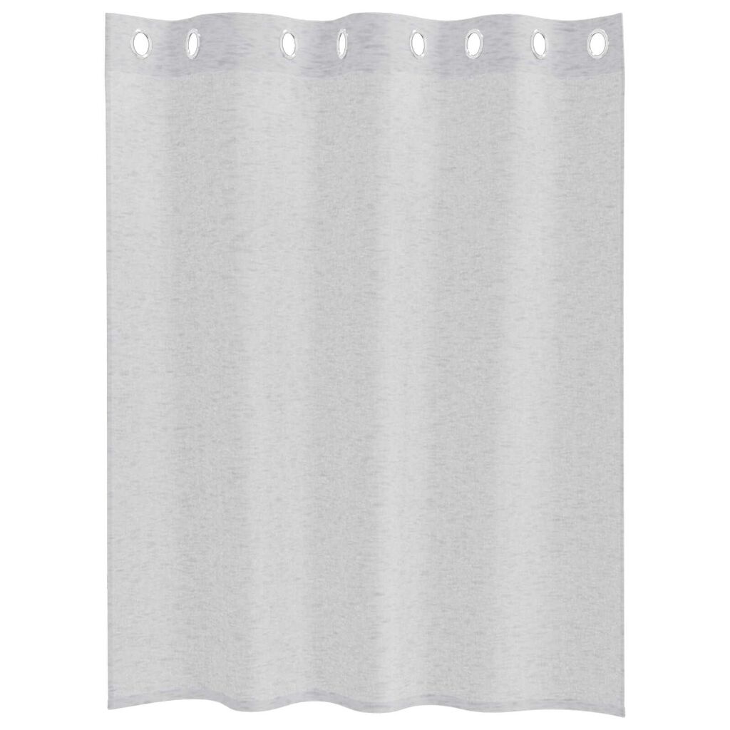 vidaXL Κουρτίνες 2 pcs Ανοιχτό γκρι 140 x 140 εκ. Πολυεστέρας